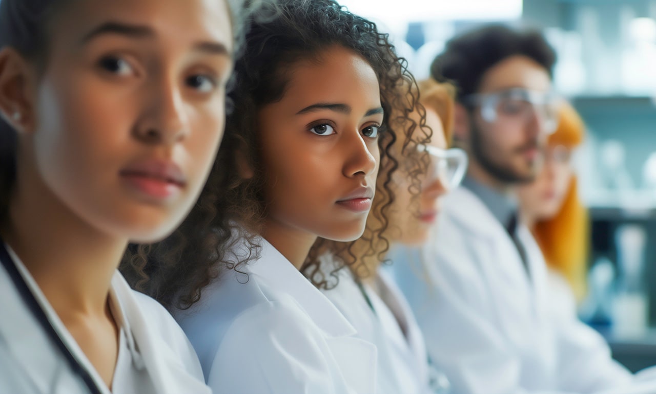 Student aspiring to medicine